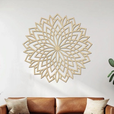 dřevo života Mandala DOBRÉ NÁLADY Rozměry (cm): 80x80, Zvolte barvu dekoru: Javor