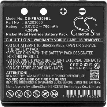 Cameron Sino Батерия за дистанционно управление за кран HBC Radiomatic Eco, Micron 4, 6 (CS-FBA209BL)