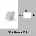 Niimbot 1ED00751603, 50x30mm, 225 бр. , бели самозалепващи етикети (1ED00382702)