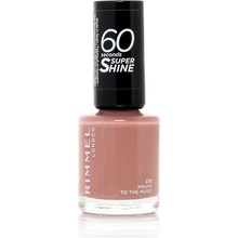 Rimmel London 60 Seconds Super Shine Nail Polish lak na nechty 230 Mauve to the Music 8 ml