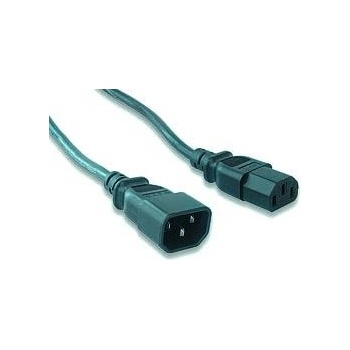 C-Tech Kábel sieťový, predlžovací, 1,8 m VDE 220/230 V napájací CB-PWRC14-18