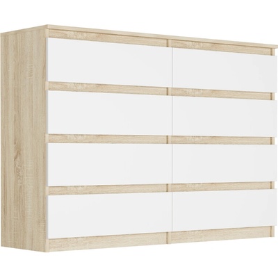 Framire Komoda se zásuvkami Sonoma Mix 140 x 40 x 98 cm Modern R140S8