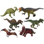 LEAN Toys Dinosaur set of 6 pieces Large Model Figures Prehistoric World