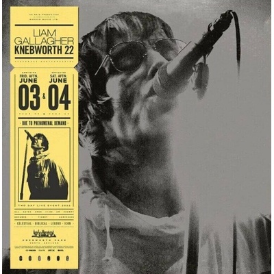 Gallagher Liam ♫ Live At Knebworth '22 / Exclusive Limited Edition / Indies / Yellow Vinyl LP