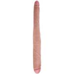 Pipedream Двойна силиконова отливка - дилдо "king cock tapered" 41 см