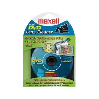 Maxell DVD-R Camcorder mini 8 см/ почистващ диск MAXELL /за камери/ blister 1 бр. в PVC case (ML-DDVD-R-8SM-LENSCLEANER)