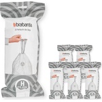 Brabantia Торбички за кош Brabantia PerfectFit Touch/Push/Big Bin 1005573, Размер H, 50-60 л, 120 броя, Бял (1005573)