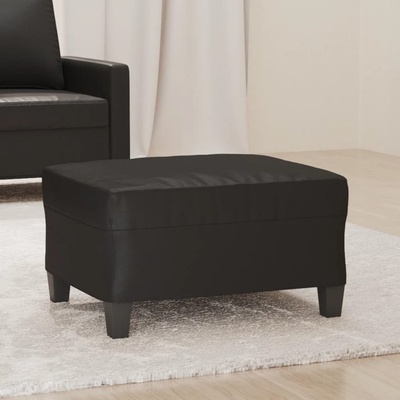 vidaXL Табуретка, черна, 70x55x41 см, изкуствена кожа (349355)