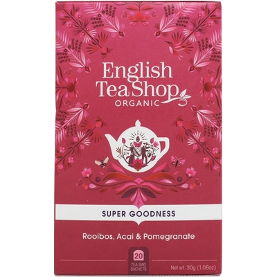 ENGLISH TEA SHOP čaj Rooibos s acai a granátovým jablkom 20 vrecúšok