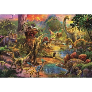 Educa - Puzzle Land of dinosaurs - 1 000 piese