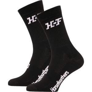 Horsefeathers Детски технически функционални чорапи Jam Long - black Horsefeathers | Cheren | Момчешки | 32 - 34