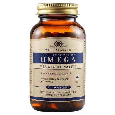 Solgar Full Spectrum Omega Wild Alaskan, 120 softgels