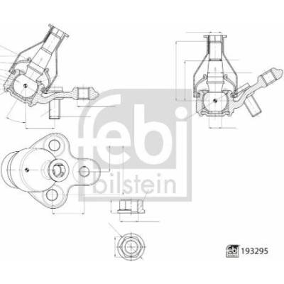 Podpora-/ Kloub FEBI BILSTEIN 193295