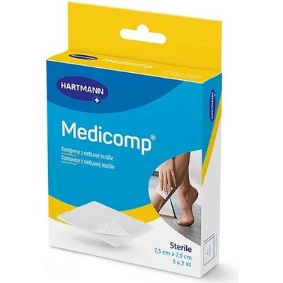 Hartmann Medicomp kompresy z netkanej textílie 5ks