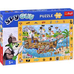 Trefl Пъзел Trefl от 100 части - Spy Guy, пирати (15594) - baby