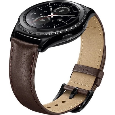 Samsung Оригинална кожена (естествена кожа) каишка за Gear 2 Classic - Samsung ET-SLR73 Wristband Leather (кафяв) (ET-SLR73MAEGWW)