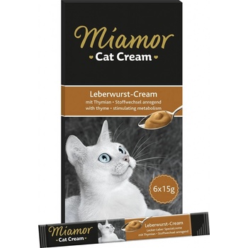 Miamor Cat Snack Cream jitrnice 6 x 15 g