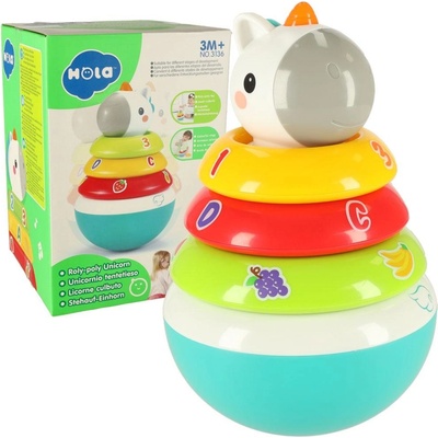 KIK KX5998 vzdelávacie pyramída jednorožec