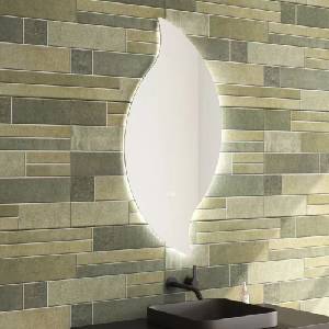 Inter Ceramic Огледало с осветление и антизапотяване Inter Ceramic Fiorella, асиметрично, 50x100 см (1953)