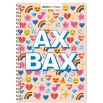 Sentio Тетрадка със спирала 17x25cm Fipster Ax Bax 80 листа