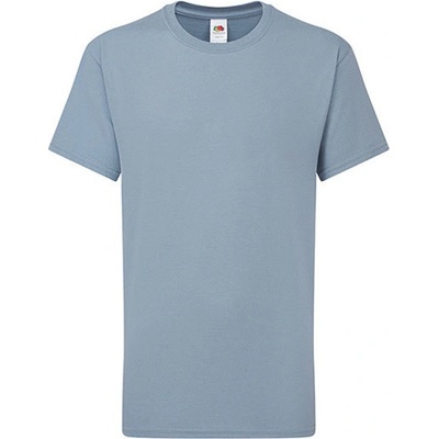 Fruit of the Loom Dětské bavlněné triko 61-363-0 Mountain Blue