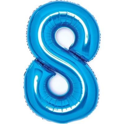 Amscan Балон от фолио цифра - синя осмица, 8, 66 cm