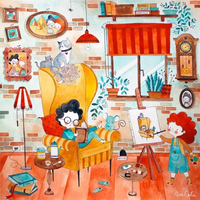Magnolia - Puzzle Funny Room - 1 000 piese
