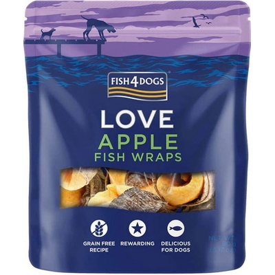 FISH4DOGS Love Apple Fish Wraps 90 g