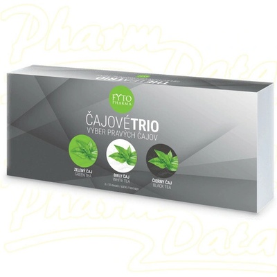 Fytopharma Čajové trio Výběr pravých čajů 30 x 1,5 g