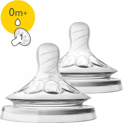 Philips Avent cumlík Natural 2 novorodenecký 2 ks 873846