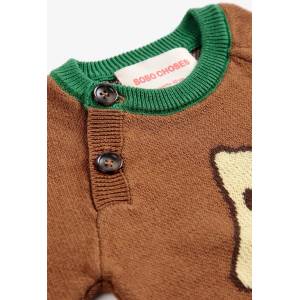 Bobo Choses пуловер за деца от памук Mush Monster (226AB027)