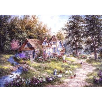 Grafika - Puzzle Lewan: Glacier Ridge Manor II / 0510 / - 1 000 piese