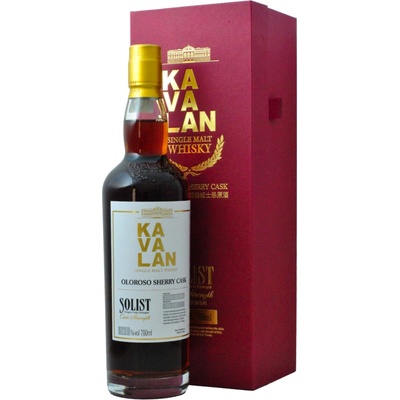 Kavalan Solist Oloroso Sherry Cask 54% 0,7 l (kazeta)