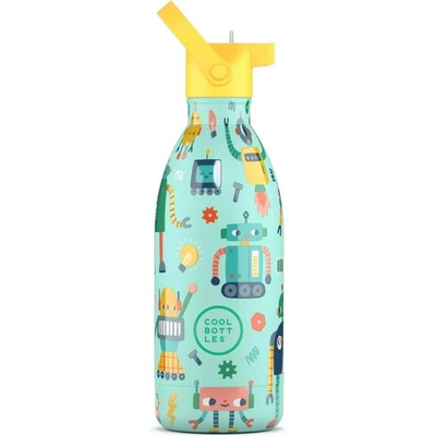 Dětská nerezová termolahev COOL BOTTLES Kids Short Circuit třívrstvá 500 ml