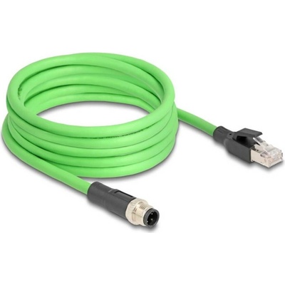 Delock 80429 RJ45 / M 12 SF/UTP 5m zelený