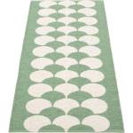 Pappelina Зелена и кремава пътека за открито и закрито 70x150 cm Poppy Oregano - Pappelina (PY21O715)
