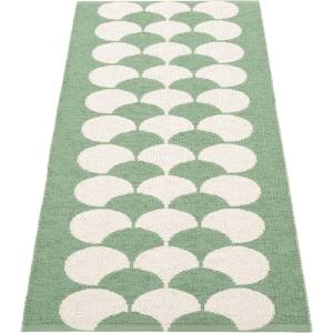 Pappelina Зелена и кремава пътека за открито и закрито 70x150 cm Poppy Oregano - Pappelina (PY21O715)
