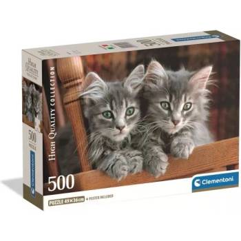 Clementoni Висококачествена колекция: Котенца - 500 части (35580)