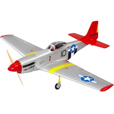 Super Flying Model P-51D Mustang 20cc 1.7m ARF червен