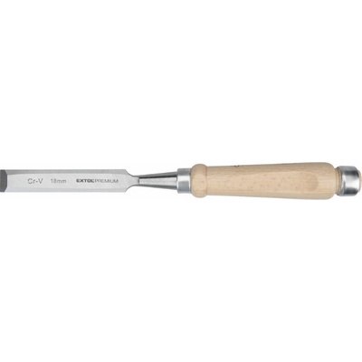 EXTOL PREMIUM EXTOL Dláto s bukovou rukojetí šíře 18mm, délka 280mm, CrV 8812318