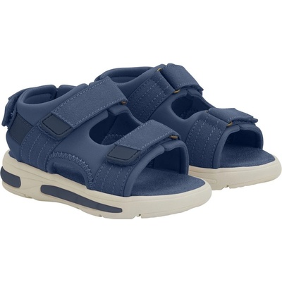 EN Fant sandále na suchý zip s Led světlem Vintage Indigo