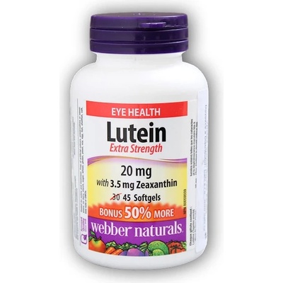 Webber Naturals Lutein 20 mg 45 kapslí