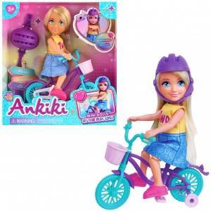 Trifox Doll girl with a bike helmet