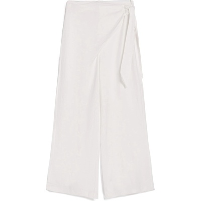 Bershka Панталон бяло, размер M