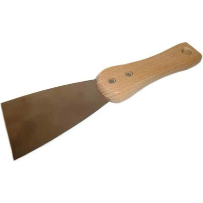 Nerezová špachtle 150mm dřevěná rukojeť