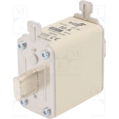 DF ELECTRIC 382050 Pojistka: tavná; gG; 50A; 690VAC; keramická,průmyslová; NH00