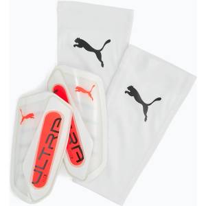 PUMA Ultra Flex Sleeve предпазители за пищялки puma white/glowing red
