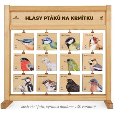Lesní svět Hlasy vtákov na krmítku Stolné