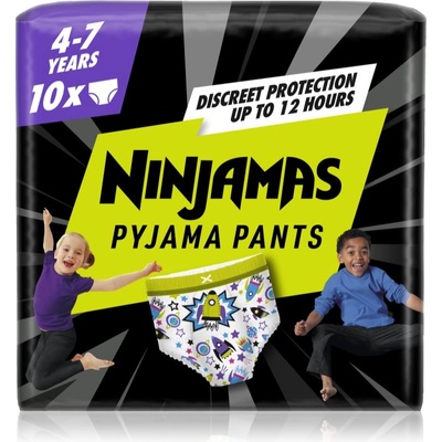 Pampers Ninjamas Pyjama Pants нощни пелени гащички 17-30 kg Spaceships 10 бр