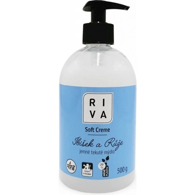 Riva soft creme tekuté mydlo ibištek a ruže 500 ml